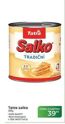 Tamda Foods Tatra salko nabídka