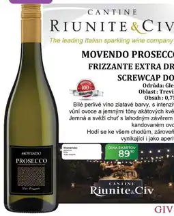 Tamda Foods Movendo prosecco nabídka