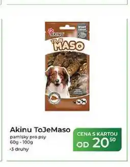 Tamda Foods Akinu ToJeMaso pamlsky pro psy 60g-100g nabídka