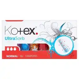 Tamda Foods Kotex Ultra Sorb Normal tampóny 16 ks nabídka