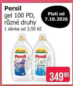 Teta Persil gel 100 PD, různé druhy nabídka