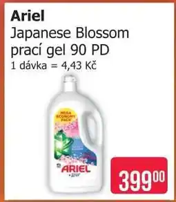 Teta Ariel Japanese Blossom prací gel 90 PD nabídka