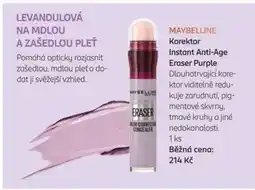 Rossmann MAYBELLINE Korektor Instant Anti-Age Eraser Purple nabídka