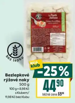 Billa Bezlepkové rýžové noky nabídka