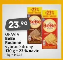 Coop Opavia BeBe Rodinné nabídka