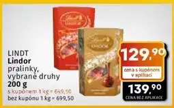 Coop Lindt Lindor nabídka