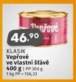 Coop Klasik nabídka