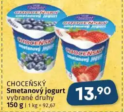 Coop Choceňský smetanový jogurt nabídka