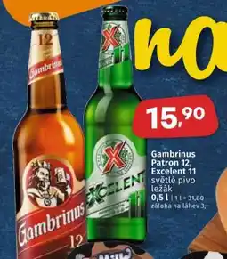 Coop GAMBRINUS PATRON 12 EXCELENT 11 nabídka