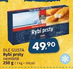 Coop DLE GUSTA RYBÍ PRSTY nabídka