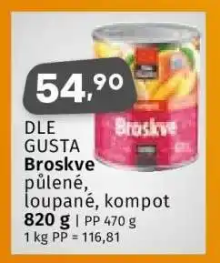 Coop DLE GUSTA BROSKVE nabídka