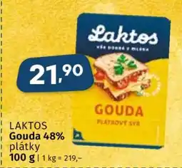 Coop LAKTOS Gouda 48% plátky nabídka