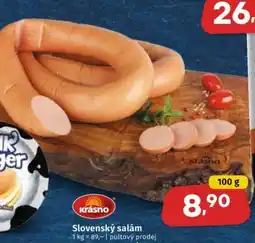 Coop Slovenský salám nabídka