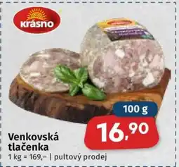 Coop Venkovská tlačenka nabídka