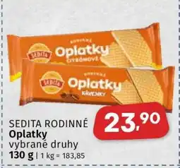 Coop Sedita Rodinné oplatky nabídka