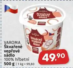 Coop VAROMA ŠKVAŘENÉ VEPŘOVÉ SÁDLO nabídka