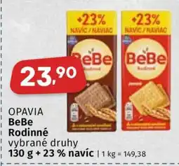 Coop Opavia BeBe Rodinné nabídka