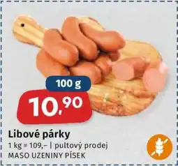 Coop Libové párky nabídka