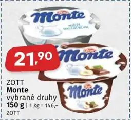 Coop ZOTT Monte nabídka