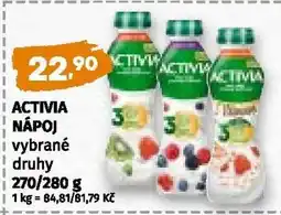 Coop Activia nápoj nabídka