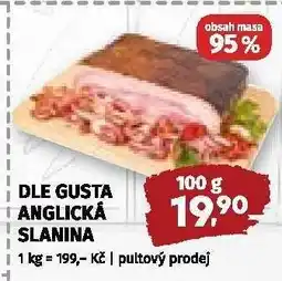 Coop Dle Gusta ANGLICKÁ SLANINA nabídka