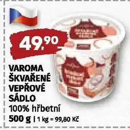 Coop VAROMA ŠKVAŘENÉ VEPŘOVÉ SÁDLO nabídka