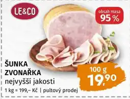 Coop Šunka Zvonařka nabídka