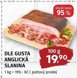 Coop Dle Gusta ANGLICKÁ SLANINA nabídka