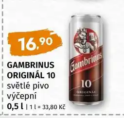 Coop Gambrinus Originál 10 nabídka
