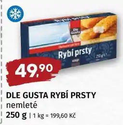 Coop DLE GUSTA RYBÍ PRSTY nabídka