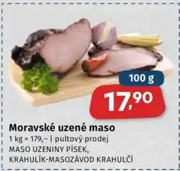 Coop Moravské uzené maso nabídka