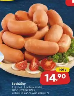 Coop ŠPEKÁČKY nabídka