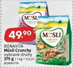 Coop Bonavita Müsli Crunchy nabídka