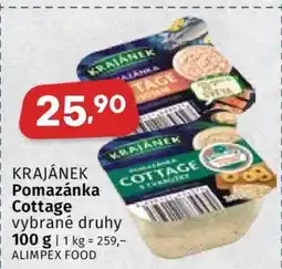 Coop KRAJÁNEK Pomazánka cottage nabídka