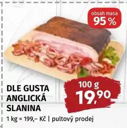 Coop Dle Gusta ANGLICKÁ SLANINA nabídka