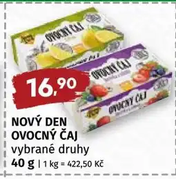 Coop NOVÝ DEN OVOCNÝ ČAJ nabídka