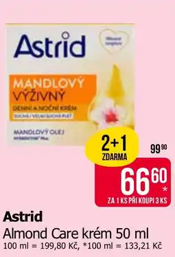 Teta Astrid Almond Care krém nabídka
