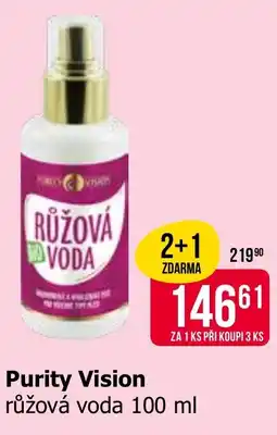 Teta Purity Vision růžová voda nabídka
