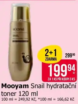 Teta Mooyam Snail hydratační toner nabídka