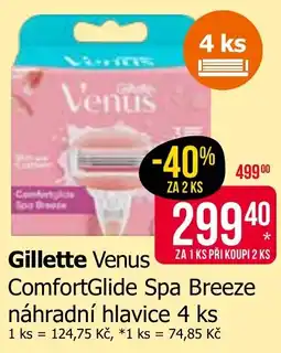Teta Gillette Venus ComfortGlide Spa Breeze nabídka