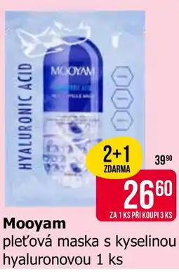 Teta Mooyam pleťová maska s kyselinou hyaluronovou nabídka