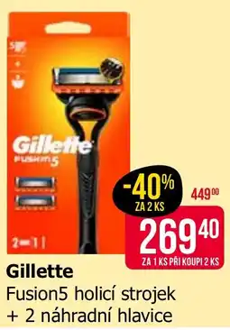 Teta Gillette Fusion5 holicí strojek nabídka