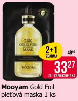 Teta Mooyam Gold Foil pleťová maska nabídka