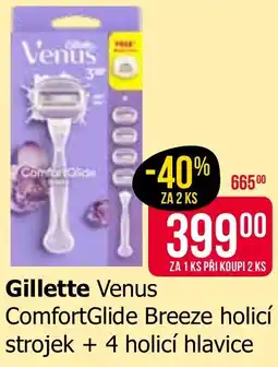 Teta Gillette Venus ComfortGlide Breeze holicí strojek nabídka