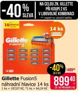 Teta Gillette Fusion5 nabídka