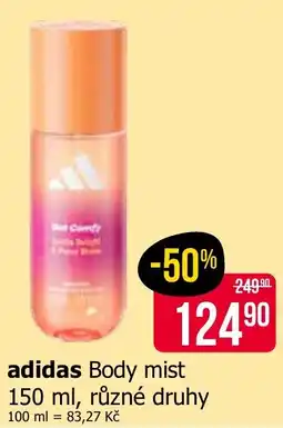 Teta adidas Body mist nabídka