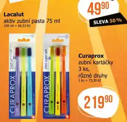 Teta Curaprox zubní kartáčky nabídka