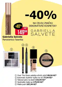 Teta Gabriella Salvete Panoramico řasenka nabídka