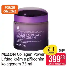 Teta Mizon Collagen Power Lifting krém s přírodním kolagenem nabídka
