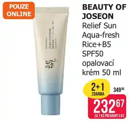 Teta Beauty of Joseon Relief Sun Aqua-fresh Rice+B5 nabídka